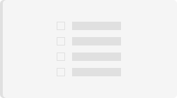 A four item vertical list example where the checkbox appears to the left of the text label.